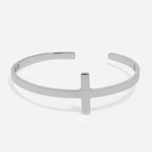 bracelet silver cross